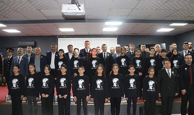 Tutak'ta 10 Kasım Atatürk'ü anma töreni düzenlendi