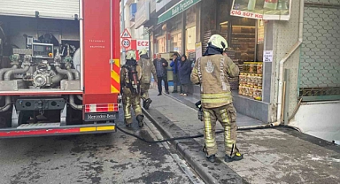 Ümraniye’de marangoz atölyesinde yangın