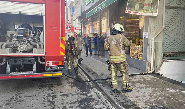 Ümraniye’de marangoz atölyesinde yangın