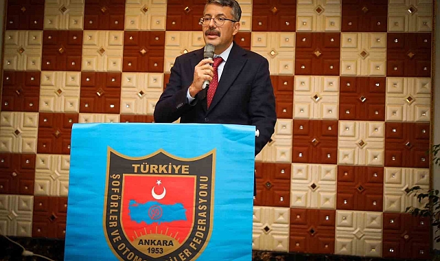 Vali Çelik, Dünya Şoförler Günü programına katıldı