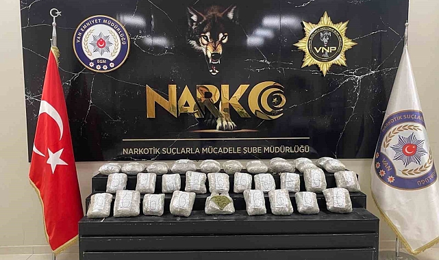 Van'da metruk binada 12 kilo 900 gram esrar ele geçirildi