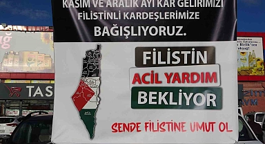 Van'lı Esnaftan Filistin Desteği