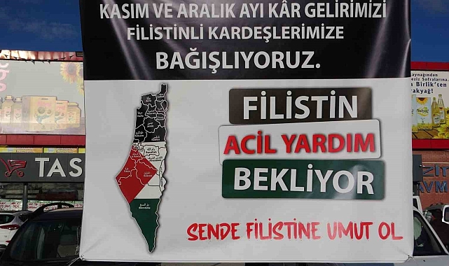 Van'lı Esnaftan Filistin Desteği