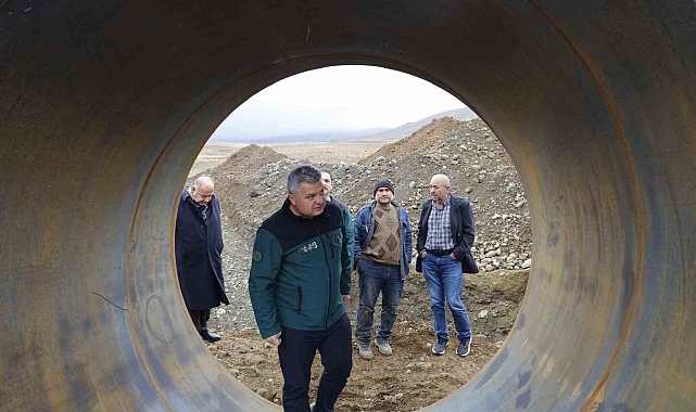 Yavuz, DSİ 8. Bölge Müdürlüğünün Erzincan'daki yatırımlarını inceledi
