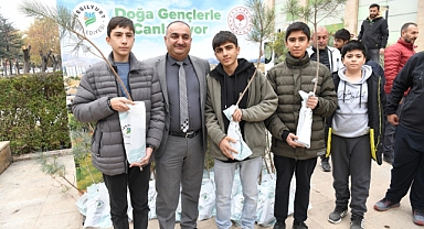 Yeşilyurt’ta bin adet çam fidanı dağıtıldı