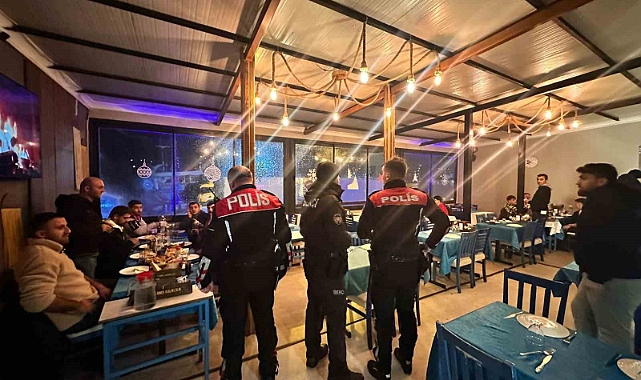 Zonguldak’ta asayiş uygulaması, 92 iş yeri denetlendi
