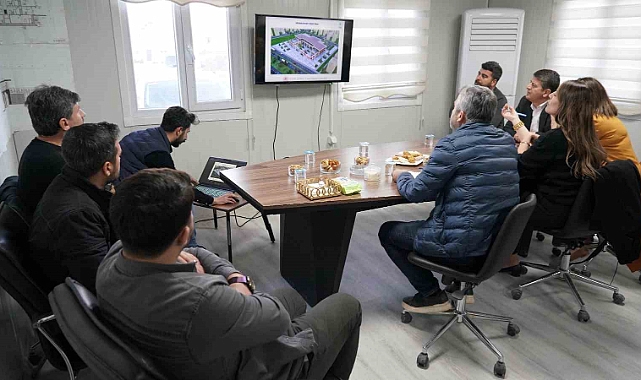 Adıyaman Belediyesi’nin yeni hizmet binası inşaatı devam ediyor