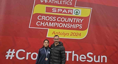 Afyonkarahisarlı kros koşu sporcusundan büyük başarı