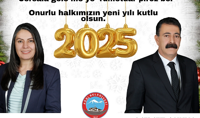 Ağrı Belediye Eş Başkanları: “Onurlu halkımızın yeni yılı kutlu olsun”