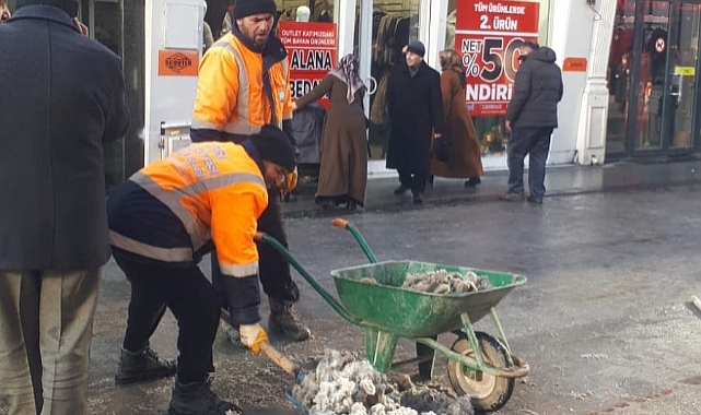 Ağrı Belediyesi’nden Karla Mücadele Seferberliği