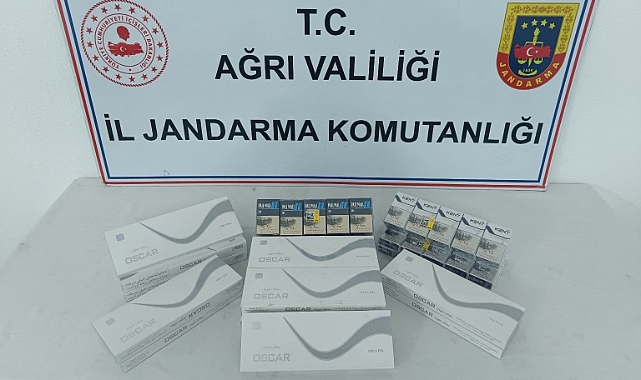 Ağrı’da 5 bin 435 paket gümrük kaçağı sigara ele geçirildi
