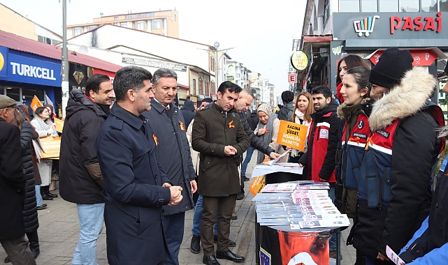 Ağrı’da kadına yönelik şiddete karşı farkındalık yürüyüşü düzenlendi