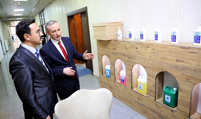 Ağrı İdare Mahkemesi Başkanı Seydibey'den Milli Eğitim Müdürü Kökrek'e ziyaret