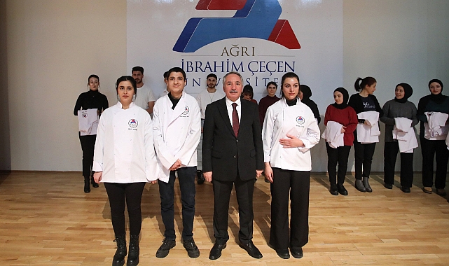 AİÇÜ Gastronomi Bölümü Öğrencileri için “Önlük Giyme” Töreni Düzenlendi