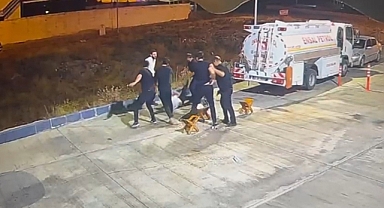 Akaryakıt istasyonundaki cinayet kameraya yansıdı
