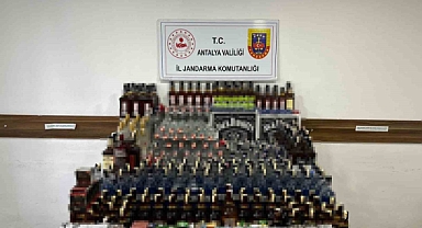 Alanya’da kaçak alkol operasyonu