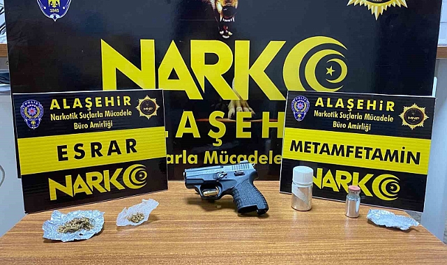 Alaşehir’de uyuşturucudan bir kişi tutuklandı