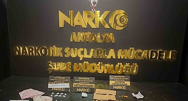 Antalya’da eş zamanlı narkotik operasyonu