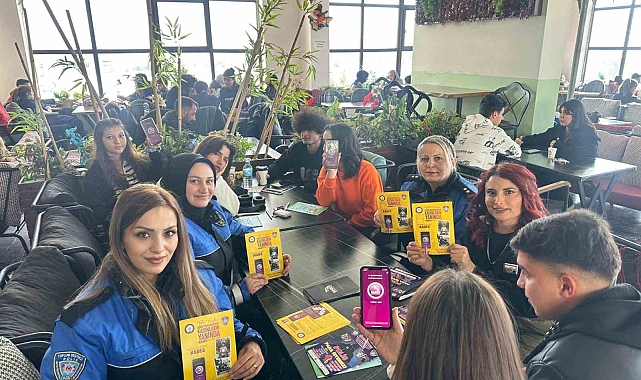 Ardahan'da polis Üniversite Öğrencilerini Bilgilendirdi