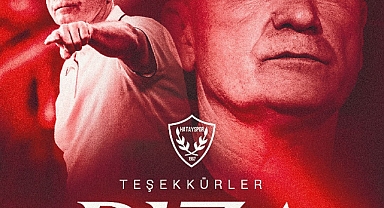 Atakaş Hatayspor, Rıza Çalımbay ile yollarını ayırdı