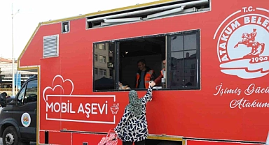Atakum’da mobil aşevi hizmeti