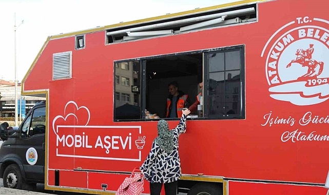 Atakum’da mobil aşevi hizmeti