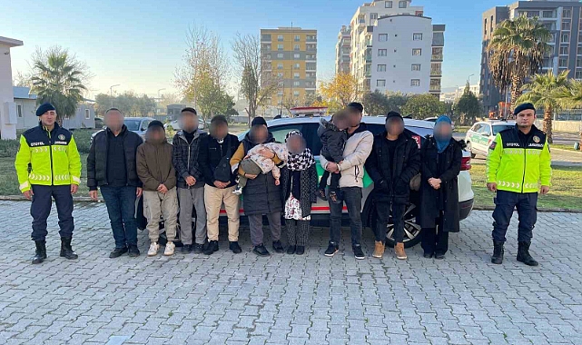 Aydın’da 10 düzensiz göçmen, bir organizatör yakalandı
