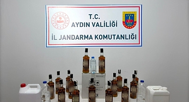 Aydın’da kaçak alkol operasyonu