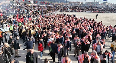Başkan Çerçioğlu’na güreşseverlerden yoğun ilgi