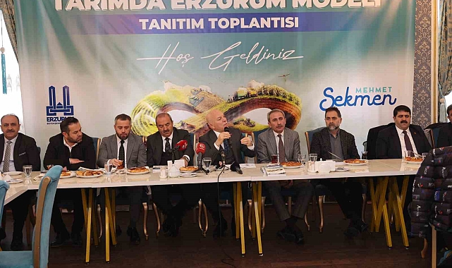 Başkan Sekmen'in "Tarımda Erzurum Modeli" kitabı yoğun ilgi gördü