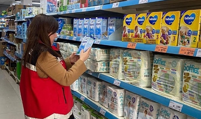 Bebek ve küçük çocuklara yönelik gıda satışı yapan işletmeler denetlendi