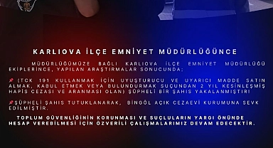 Bingöl’de kesinleşmiş hapis cezası bulunan zanlı yakalandı