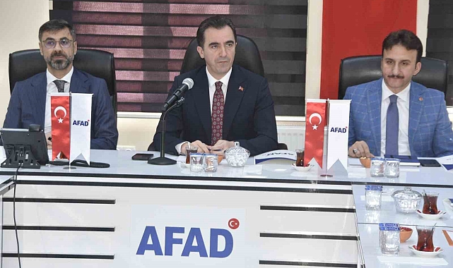 Bitlis'te 'İl Afet Risk Azaltma Planı' toplantısı yapıldı
