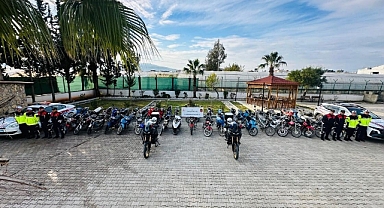 Çaldıkları motosikletin şase numarasını kazımışlar