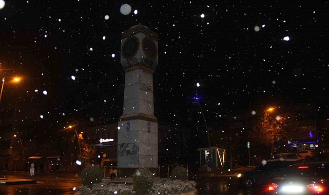 Çankırı beyaza büründü
