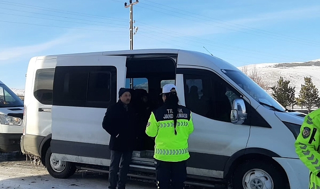 Çıldır'da öğrenci servisleri denetlendi