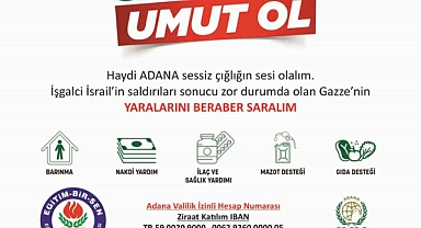 Eğitim-Bir-Sen Adana Şubesi’nden Gazze’ye yardım kampanyası