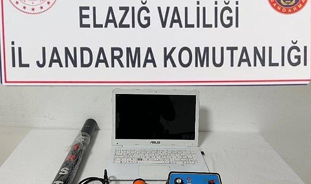 Elazığ’da hazine için keşif yapan 4 şüpheli suçüstü yakalandı