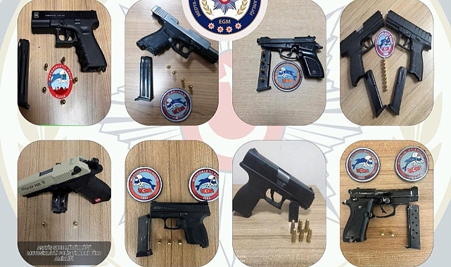 Elazığ’da ruhsatsız silah taşıyan 16 şahıs yakalandı