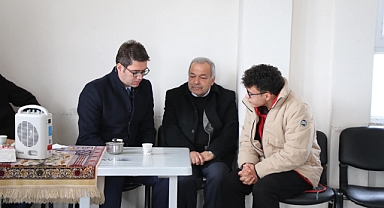 Erciş Kaymakamı Karaloğlu, taziye ziyaretinde bulundu