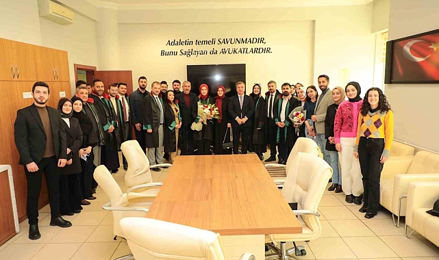 Erzincan Valisi Aydoğdu'dan Erzincan Barosunun yeni başkanına ziyaret