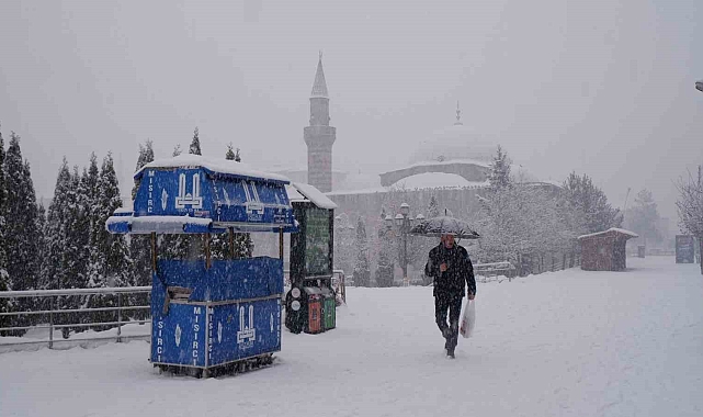 Erzurum beyaza büründü