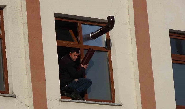 Erzurum'da eğitime doğalgaz engeli