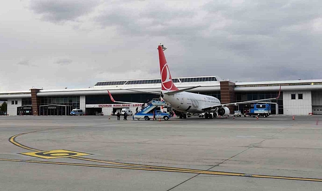 Erzurum Hava Limanı 2024 yılının uçuş Rekoru Kırıldı