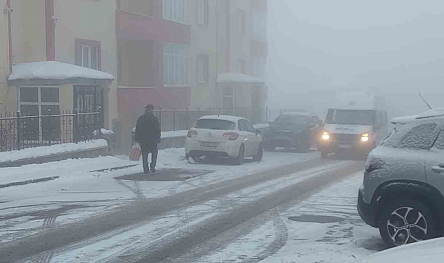 Erzurum sis ve kara teslim oldu