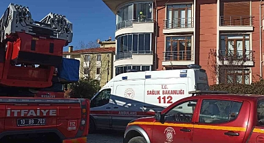 Evde çıkan yangın korkuttu