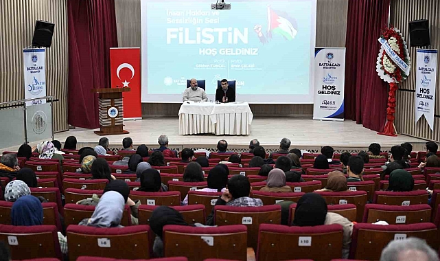 Filistin'in sessiz çığlığı Battalgazi'de yankılandı