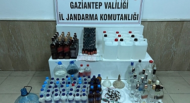 Gaziantep’te sahte alkol operasyonu: 1 gözaltı