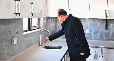 Geçit, kentsel dönüşüm konutlarını inceledi