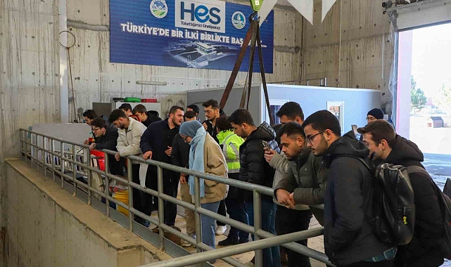 Geleceğin mühendisleri SASKİ’nin son teknolojik özelliklere sahip tesislerini gezdi